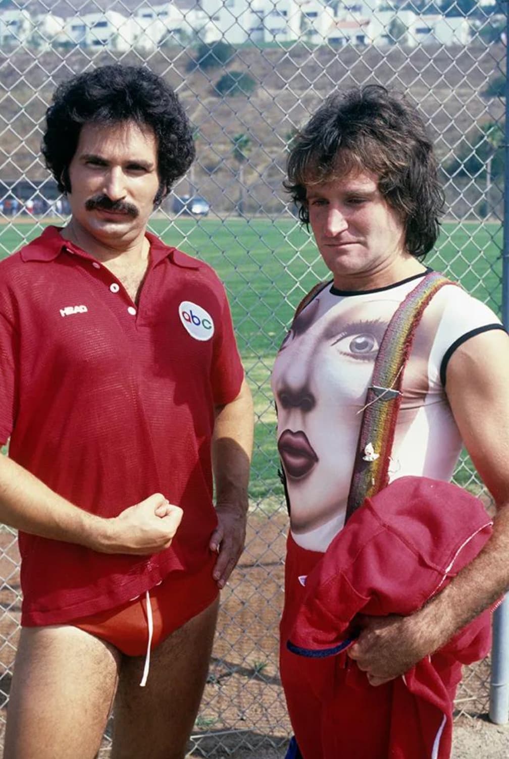 “Gabe Kaplan and Robin Williams, 1978.”